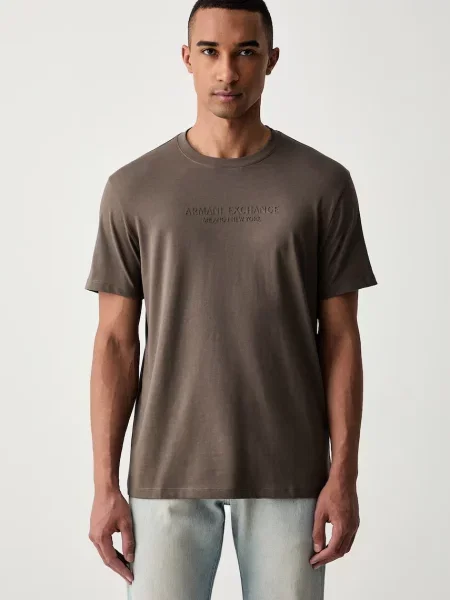 Armani Exchange Tricou maro