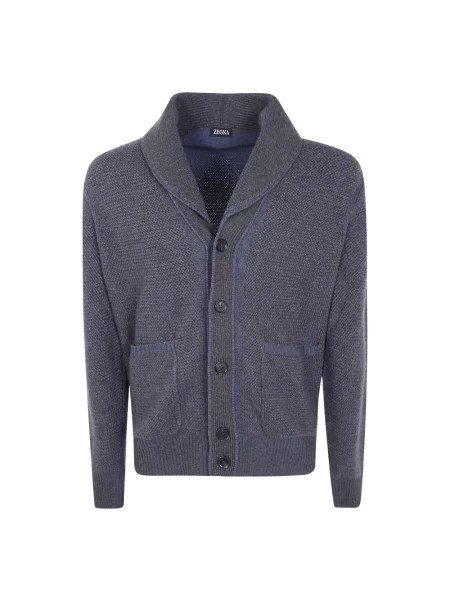 Sweter z golfem Zegna szary