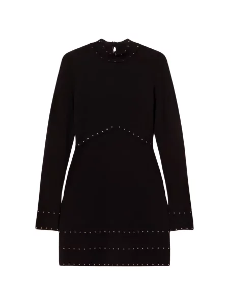 Scurt rochie Twinset tricotate negru
