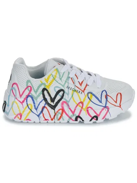 Pantofi copii Skechers alb
