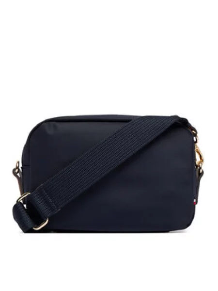 Tommy Hilfiger Ročna torba Popette Camera Bag Corp Mornarsko modra