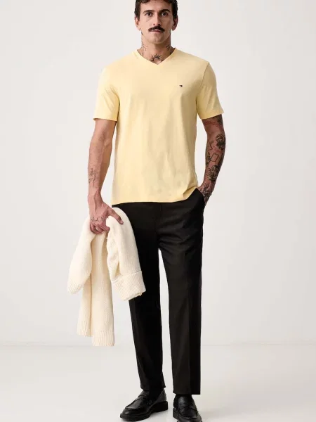 Tommy Hilfiger tričko pánske žltá