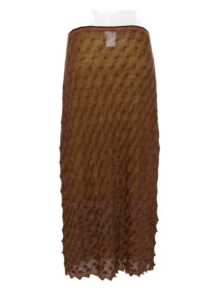 Fustă Yanyan Knits maro