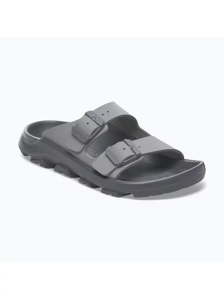 Šľapky Birkenstock s remienkami sivá