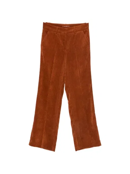 Pantaloni Cambio de catifea cord maro