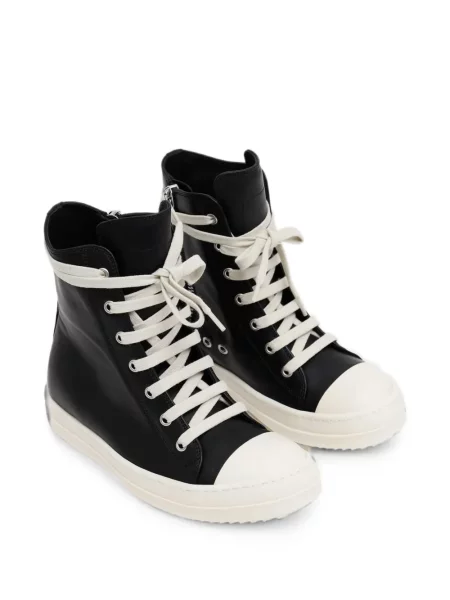 Top Rick Owens din piele negru