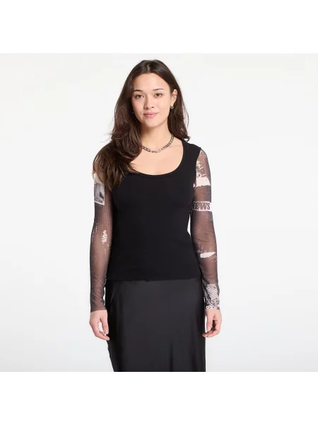 T-shirt Desigual Lisboa T-Shirt Black XS czarna