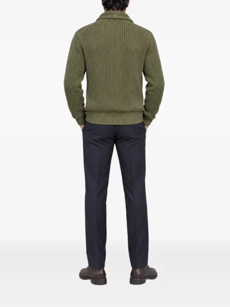 Cardigan Franzese Collection verde