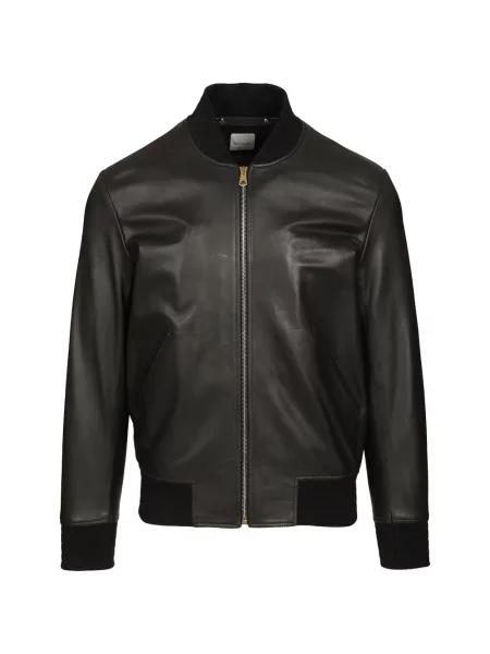 Geanta de piele Paul Smith negru