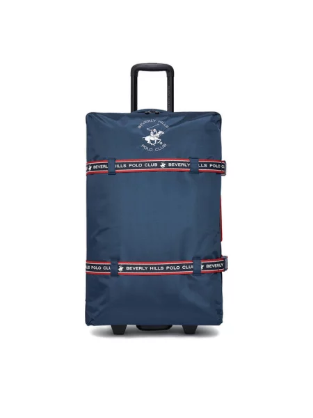 Beverly Hills Polo Club Velik kovček Mornarsko modra