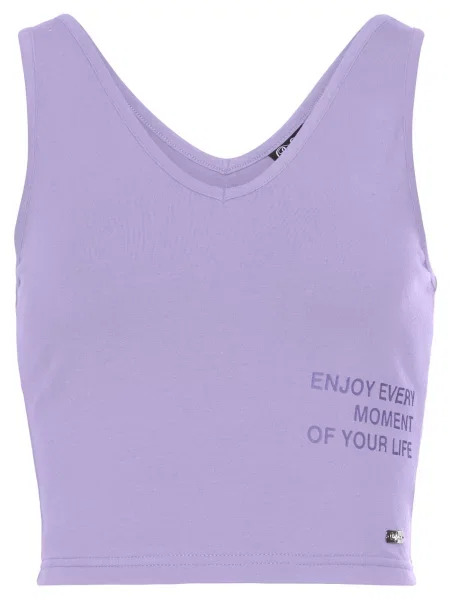 BUFFALO Top lila negru