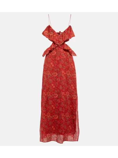 Maksi sukienka maxi Sir. w kwiatki garniturowa