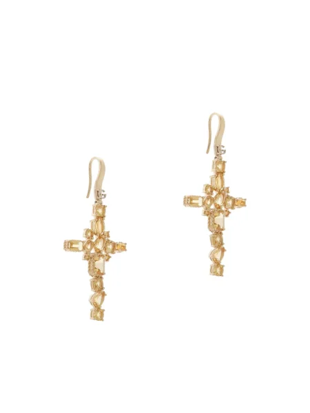 Náušnice Dolce & Gabbana žltá