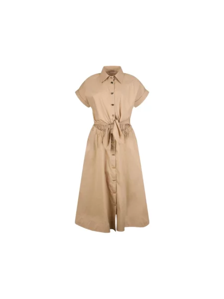 Sukienka koszulowa Liu Jo beżowa