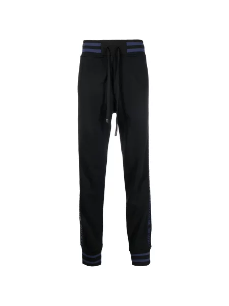 Zdatność spodnie Versace Jeans Couture czarne