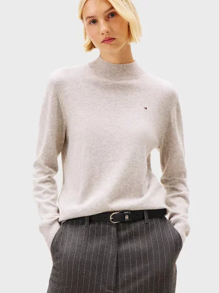 Вовняна водолазка Tommy Hilfiger сіра