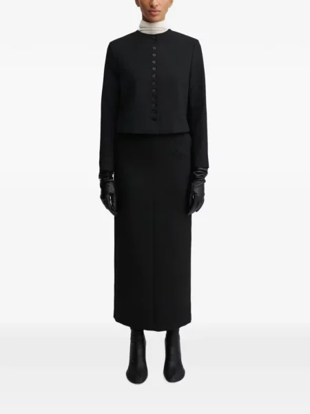 Decupat geacă Almada Label negru