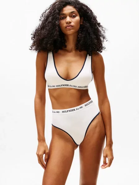 Труси Tommy Hilfiger бавовна/поліамід білий