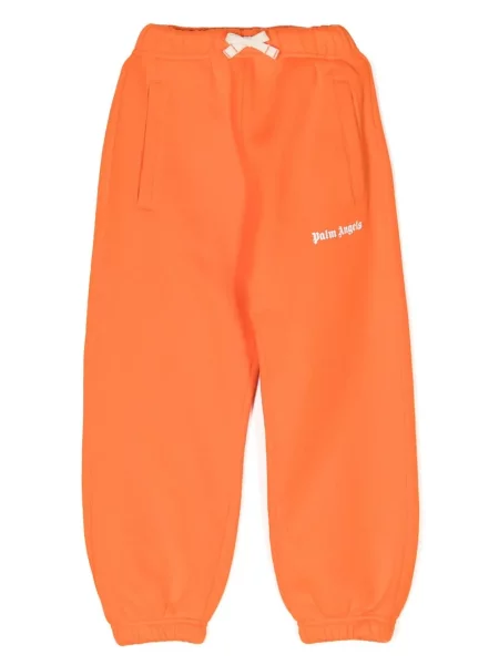 Spodnie dziecięce Palm Angels pomarańczowe
