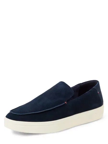 Półbuty Tommy Hilfiger zamszowe niebieskie