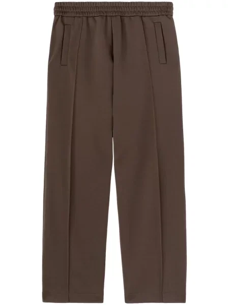 Spodnie Palm Angels z nadrukiem zielone