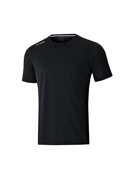 JAKO Tricou funcțional Run / alb negru