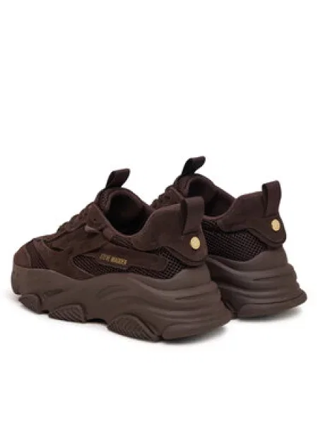 Sneakersy Steve Madden Tmavo hnedá