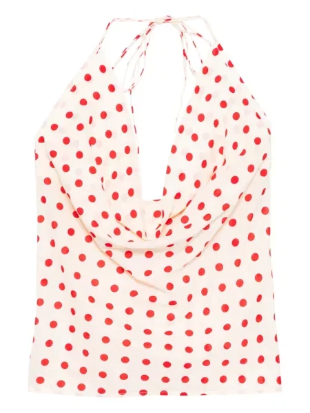 Топ Blaklace на точки червено