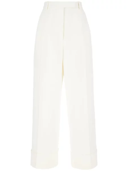 Pantaloni Thom Browne alb