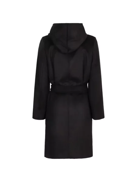 Cu centură palton Max Mara negru