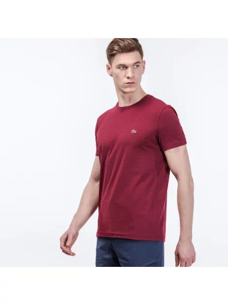 Футболка Lacoste бордовая