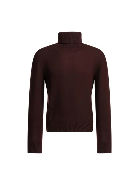 Sweter z golfem Altum czerwony