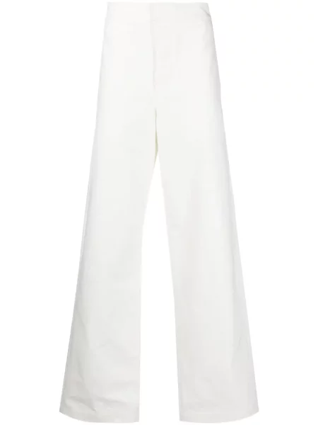 Pantaloni Jil Sander alb