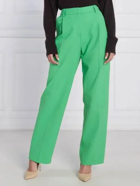 Samsøe Samsøe Pantaloni | Straight fit verde
