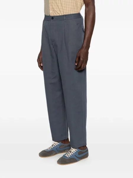 Pantaloni Maison Kitsune albastru