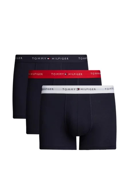 Boxeri Tommy Hilfiger cu autograf albastru