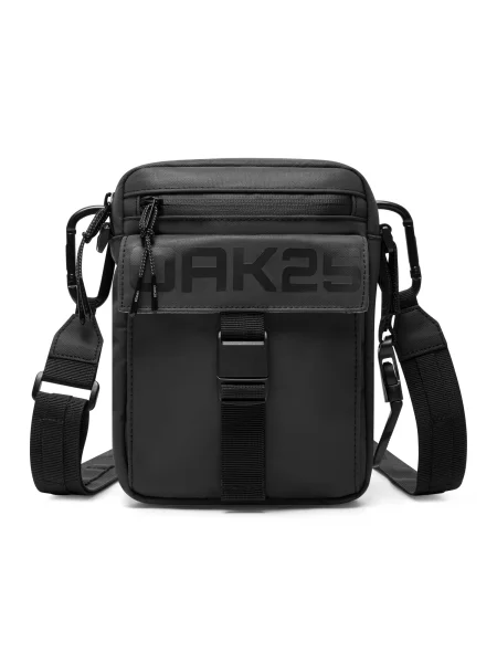 Geantă de umăr Luminite Crossbody Bag gri metalic negru