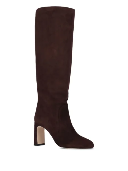 Botine Stuart Weitzman din piele de căprioară maro