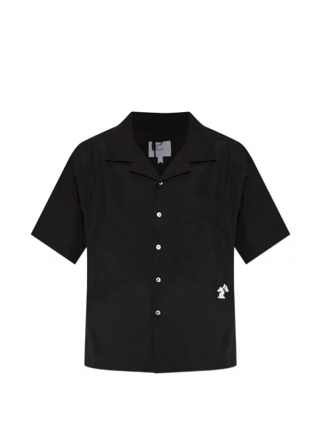 Къс риза Rhude черно