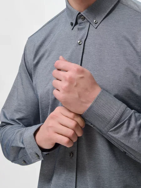 Сорочка Boss сіра