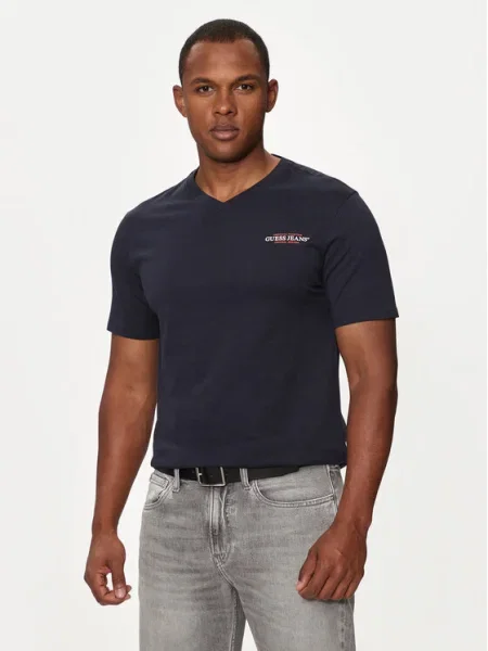 Guess Jeans Póló Sötétkék kék