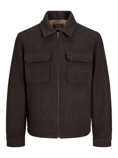JACK & JONES Geacă de primăvară-toamnă JPRBLUWAKEFIELD ciocolatiu