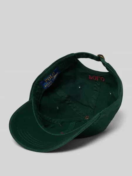 Polo Ralph Lauren czapka z daszkiem gładka zielony