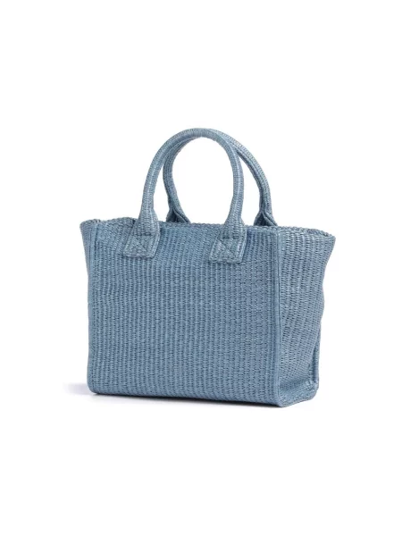 Shopper kabelka Pinko modrá