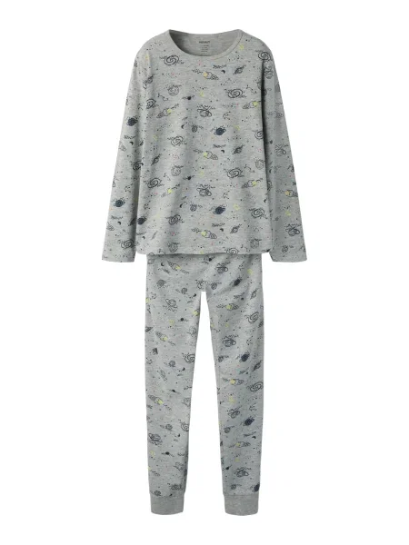 NAME IT Pijamale albastru marin / galben pastel / amestecat / roșu orange gri
