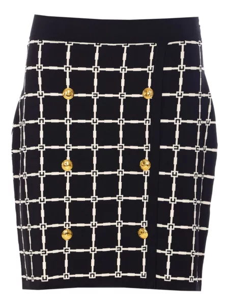 Mała mały spódnica mini Elisabetta Franchi czarna