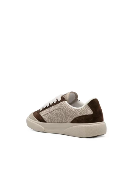 Sneakersy Casablanca skórzane brązowe