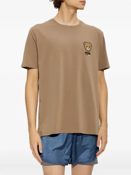 Μπλούζα Moschino με αυτόγραφο καφέ