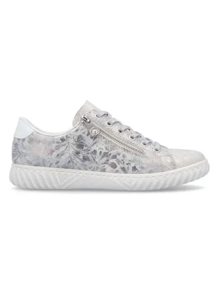 Pantofi Rieker argintiu