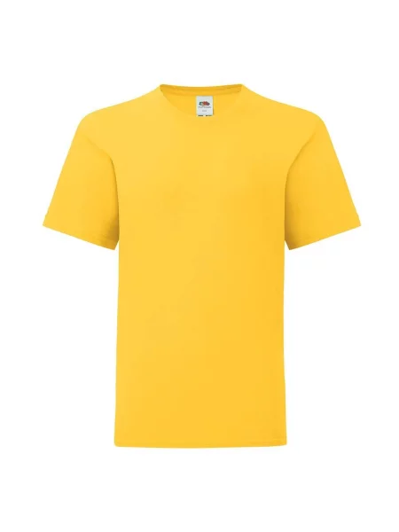 Tricou copii Fruit Of The Loom galben